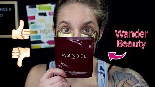 Wander Beauty Baggage Claim Eye Masks First Impressions Review | DO THEY WORK?????!?!?!