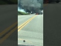 Car on fire 