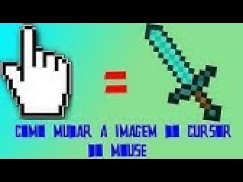 Minecraft espada de diamante Cursor