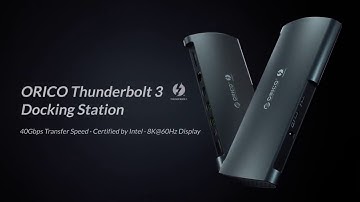 ORICO Thunderbolt 3 8 Port Docking Station for MacBook/Windows