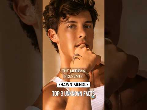 Shawn Mendes 3 Unknown Facts #facts #dailyfacts #shorts #shawnmendes #vine #musicjourney