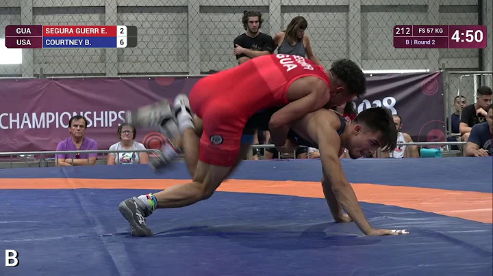 Round 2 FS - 57 kg: E. SEGURA GUERR (GUA) v. B. CO...