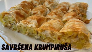 Pita od krumpira  recept koji svima uspijeva! Krompiruša