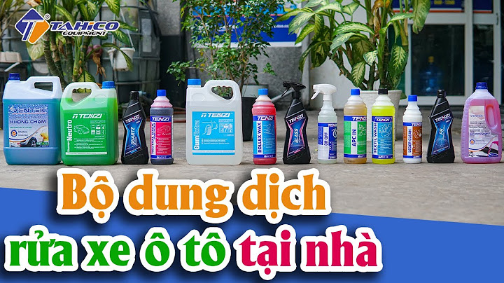 Dung dịch rửa xe ô to tại nhà