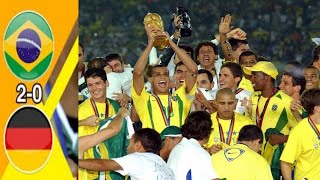 ملخص مباراة البرازيل والمانيا في نهائي كأس العالم2002 من أجمل مباريات رونالدو #البرازيل