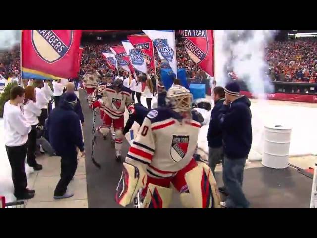 Team Entrances at Stadium Series 