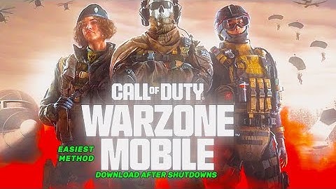 How To DOWNLOAD and PLAY Warzone Mobile! (IOS/Android)