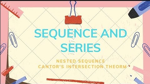 Sequences And Series | Lec. 6 ( HINDI) | MATHEMATICS | CSIR | NET | OUR CLASSROOM |