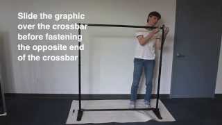 Large Format Banner Stand - Assembly Instructions