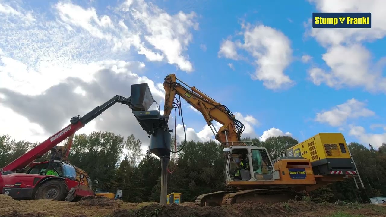 Wzmacnianie gruntu na DW 513