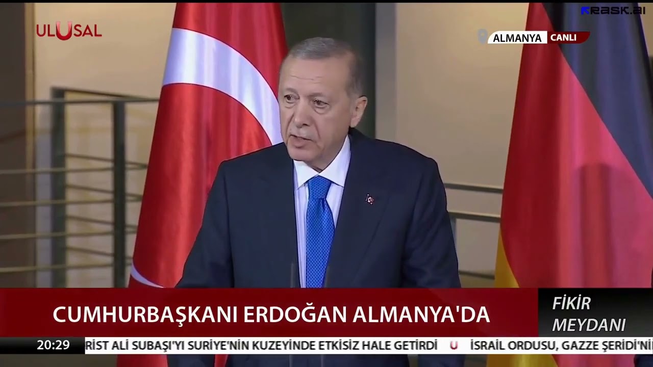President Erdoğan Held a Press Statement with German Chancellor Olaf Scholz!