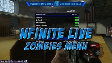 BO1 | TU11 | Nfinite Live Zombies Menu (Cheats/Offhost)