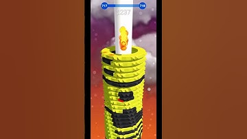 STACK BALL 3D GAMEPLAY SPEED COLOR GAME 🎮 LEVEL 717😀😃😄😅#shorts #shortsfeed #gameplay