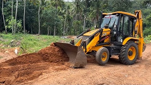 Jcb 3dx levelling surface full of bump and pits #jcb #jcb3dx #jcbtractor #jcbvideo #jcbdozer #jcb3cx