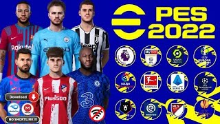 تنزيل لعبة FTS 22 مود eFootball PES 22 بآخر انتقالات واطقم 21 - 22 تحديث جديد || ميديا فاير - ميجا