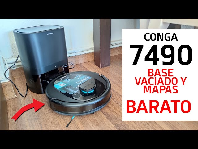 Mejor Robot BARATO 🔴 Conga 7490 Home (Base vaciado y Laser)