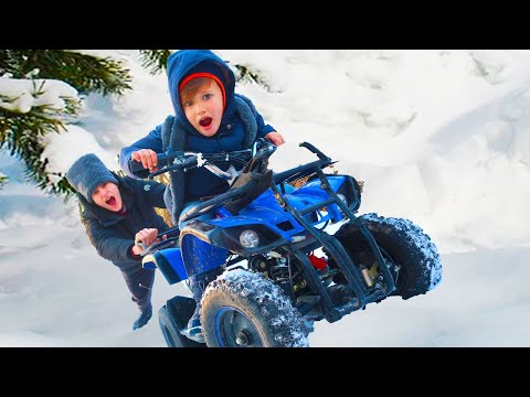 Magic Little Driver/ Albert s-a BLOCAT în ZĂPADĂ cu ATV-ul chiar în PĂDURE/ SKETCH for KIDS