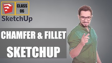 Fillet And Chamfer in SketchUp | SketchUp Extension Tutorial | 1001 bit tool