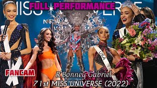 FULL PERFORMANCE of R’Bonney Gabriel -71st Miss Universe(2022) of the USA -FANCAM