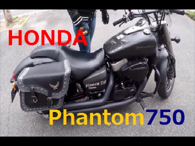 Honda Shadow Phantom750 Cobra Streetrod Slashdown Black Exhaust Youtube