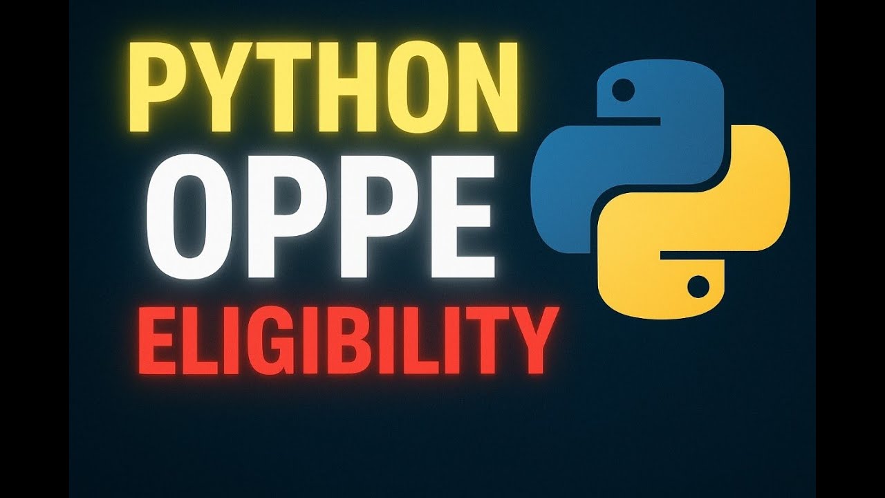 🔥 Python OPPE 1 & 2 Eligibility Explained | IITM BS Students Must Watch ...