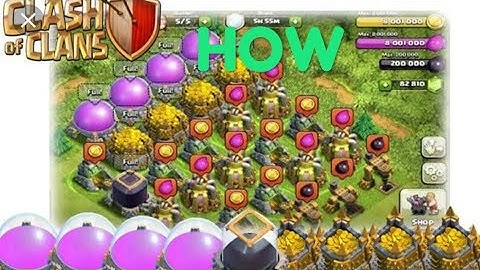 How to Farm GOLD, ELIXIR, DARK ELIXIR fast in Clash of Clans!!