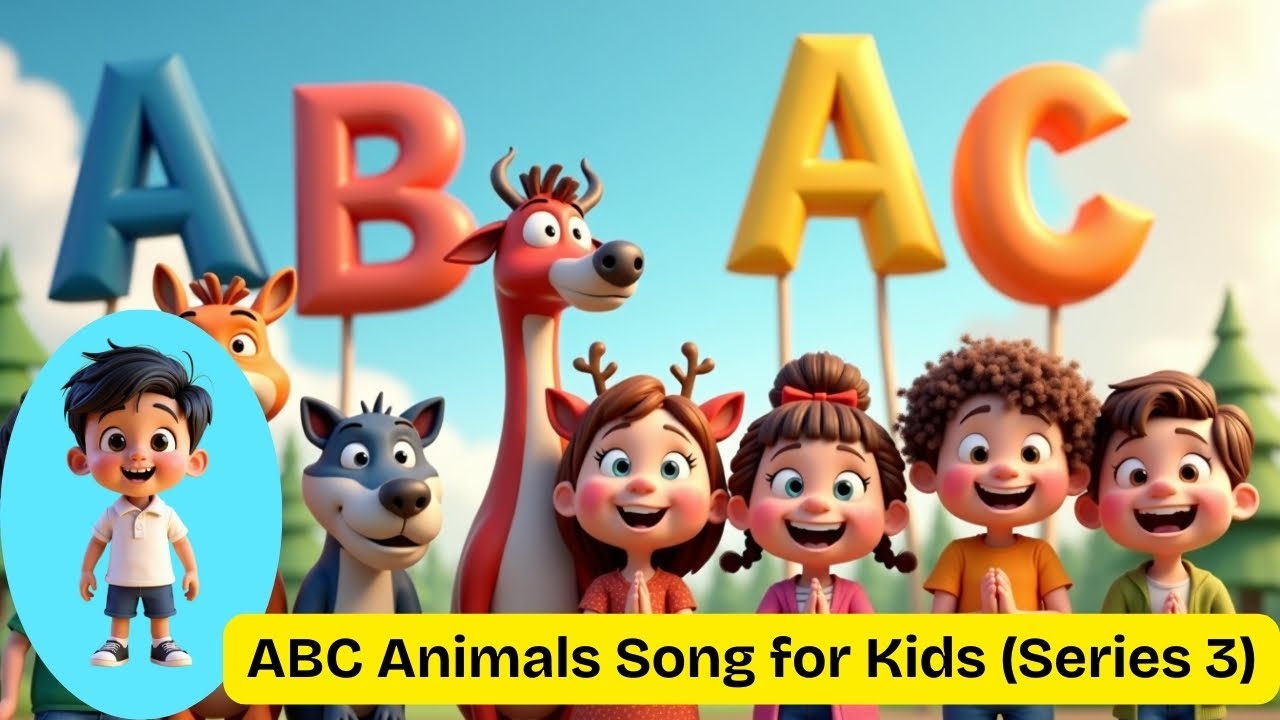 “ABC Animals Song for Kids | Learn Alphabet A to Z with Fun Animals ...