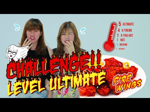 Richeese Fire Wings Challenge - Ria's Vlog #07 class=