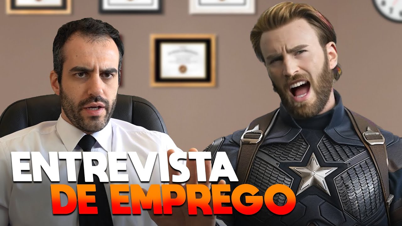 ENTREVISTA de EMPREGO com o CAPITÃO AMÉRICA (Steve Rogers)