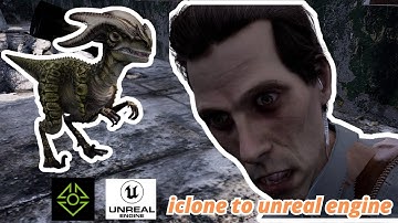 3d Animation project iclone to unreal engine with one click