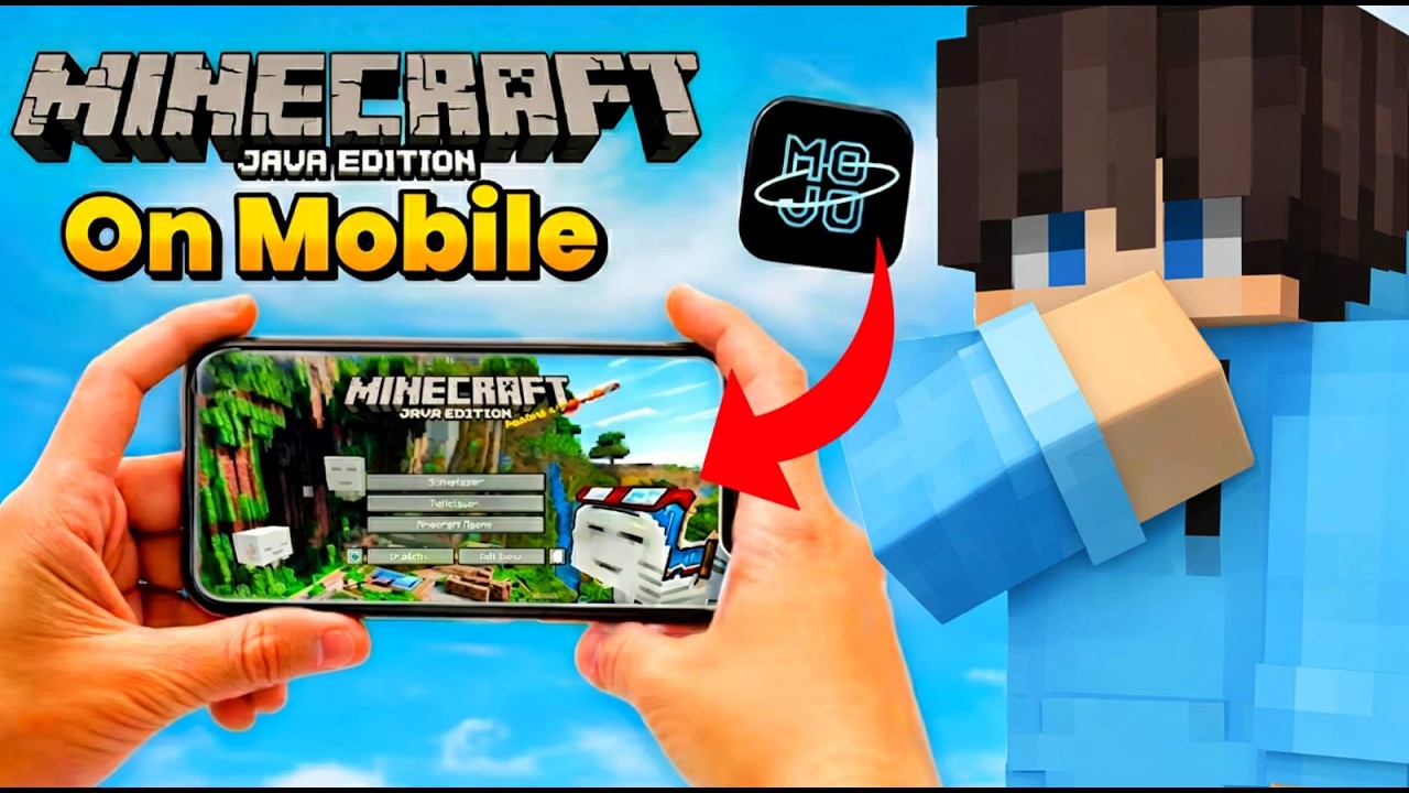 “Minecraft Java on MOBILE?! 😱 Full Setup with Mojo Launcher!” - YouTube
