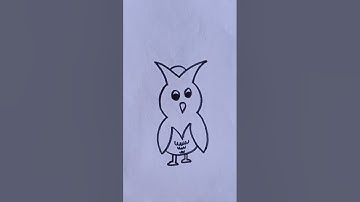 How To Draw An Owl | Owl Drawing | Draw Smart