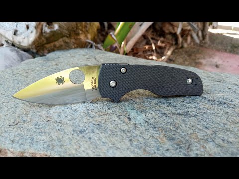 Spyderco Lil' Native S90V Carbon Fiber Sprint Run Knife Video