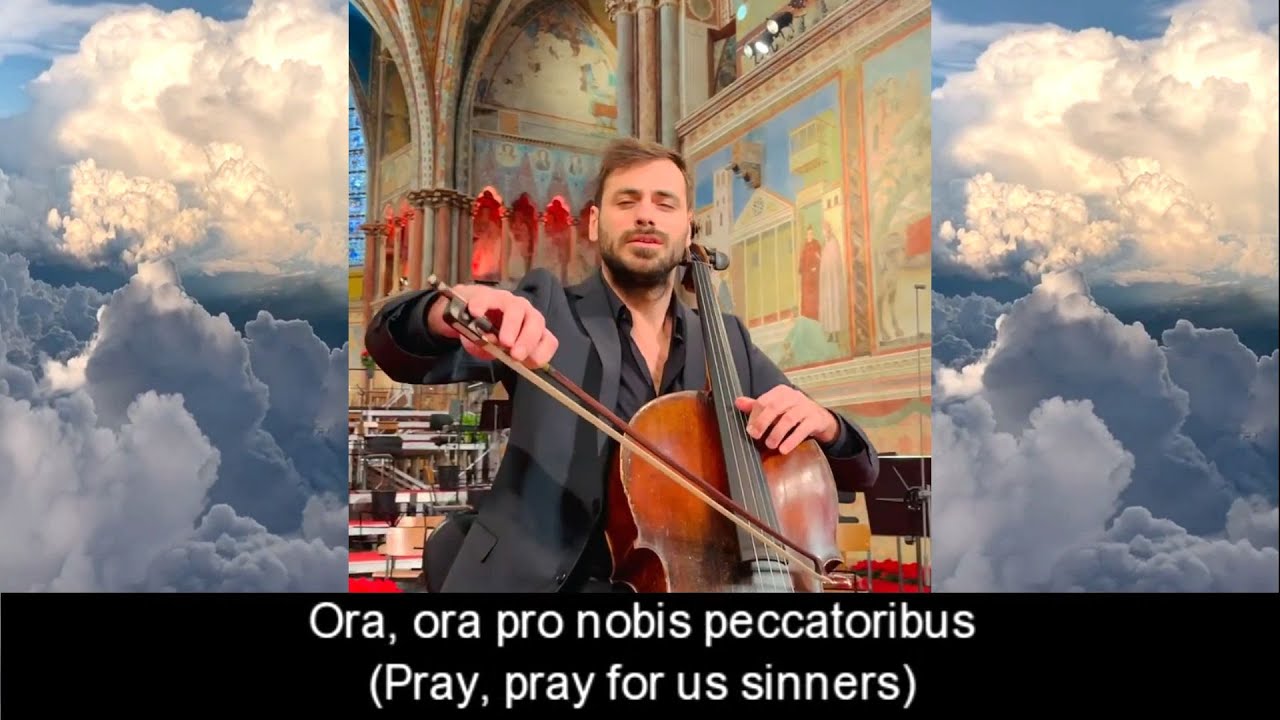 CELLO AVE MARIA (Latin Lyrics Cover Song) - YouTube