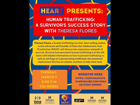 Theresa Flores: Human Trafficking-A Survivor's Success Story ...