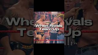 When Rivals Team up ☠️ | Roman and Cena | Cena and Orton | #shorts #wwe
