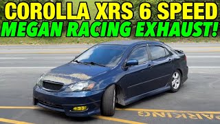 2005 Toyota Corolla Xrs 1.8L 6 Speed W Megan Racing Exhaust