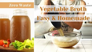 Easy Homemade Vegetable Broth (from Scraps) | Zero Waste Recipe | Never Buy it From the Store Again! by Plants Not Plastic 692 views 3 years ago 6 minutes, 19 seconds
