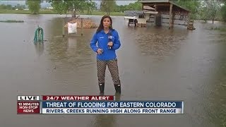 Threat of flooding for eastern Colorado