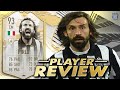 IS HE WORTH UNLOCKING?!🤔 93 SBC PRIME ICON MOMENTS PIRLO PLAYER REVIEW! FIFA 21 ULTIMATE TEAM