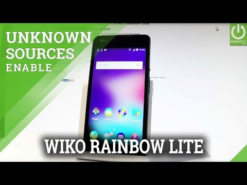 How to Allow Unknown Sources in WIKO Rainbow Lite