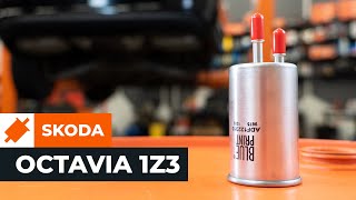 How to change Inline fuel filter on SKODA OCTAVIA (1Z3) - online free video