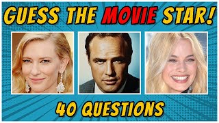 NAME THAT MOVIE STAR! - Guess the Famous Actors Quiz Game | 40 Questions and Answers screenshot 4