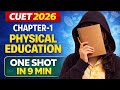 CUET 2026 | Chapter 1 Physical Education One Shot in 9 Min | HEALTH STATUS &amp; PROGRAMMES WITH MCQ