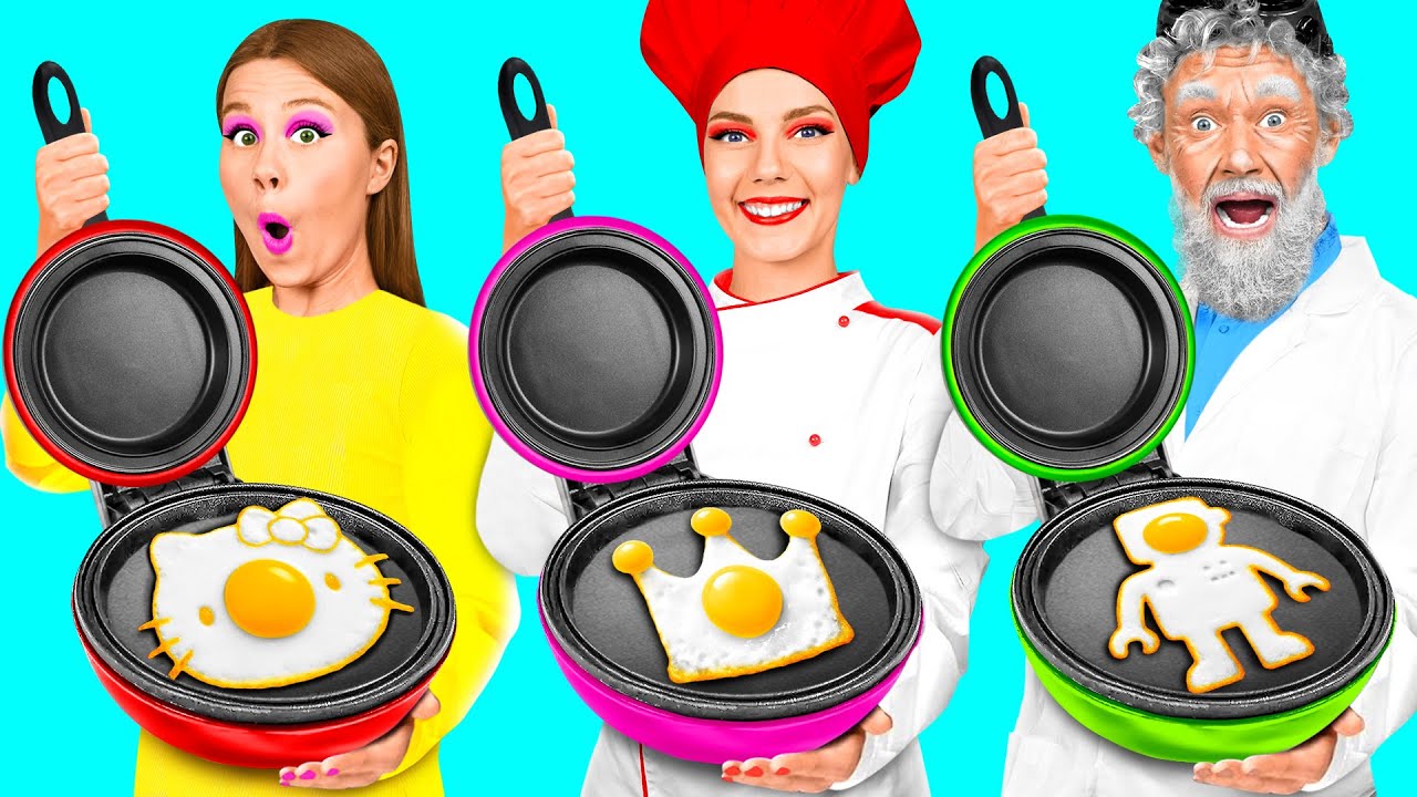 Кулінарний Челендж: Я проти Дідуся | Кулінарна Битва з Їжею