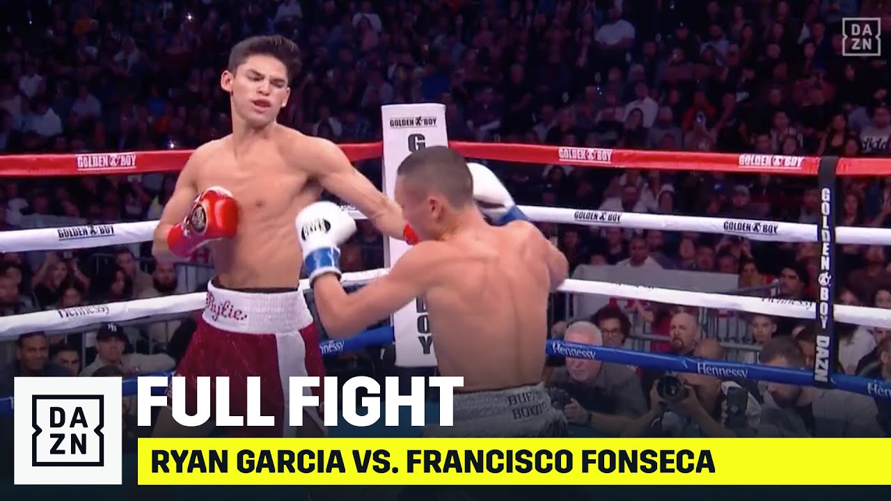 Watch boxer Ryan Garcia knock out Francisco Fonseca in just over ...