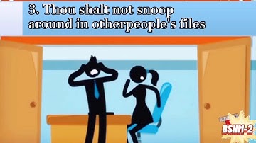 10 COMPUTER COMMANDMENTS