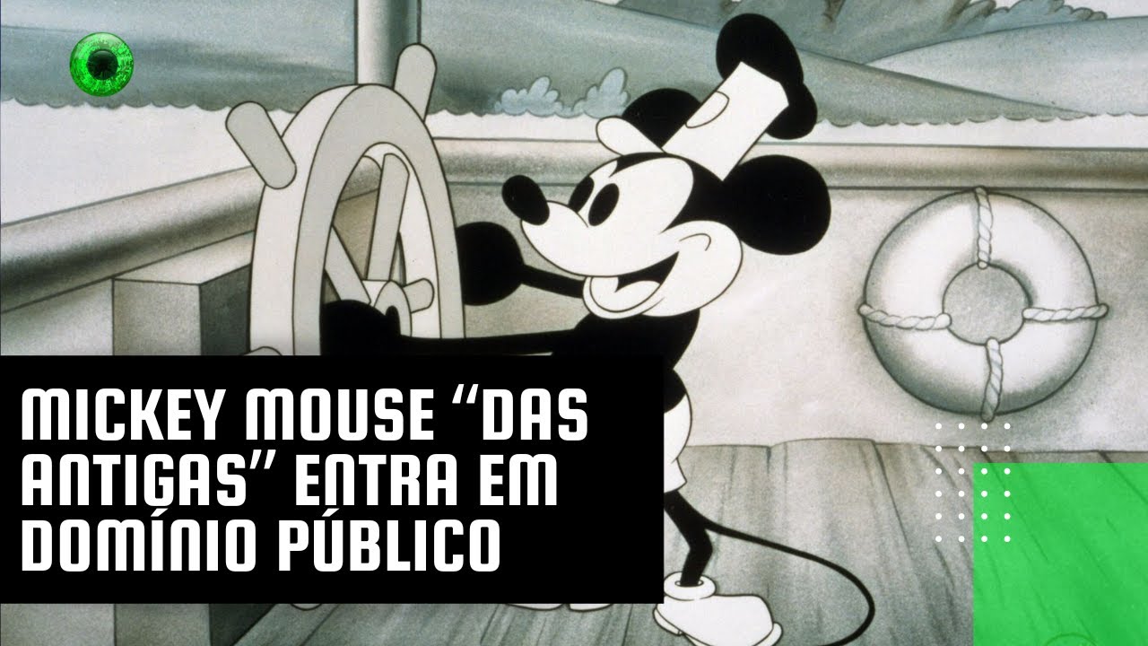 Mickey Mouse “das antigas” entra em domínio público