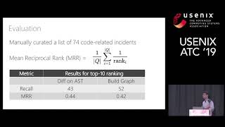 USENIX ATC '19 - Orca: Differential Bug Localization in Large-Scale Services Net Worth