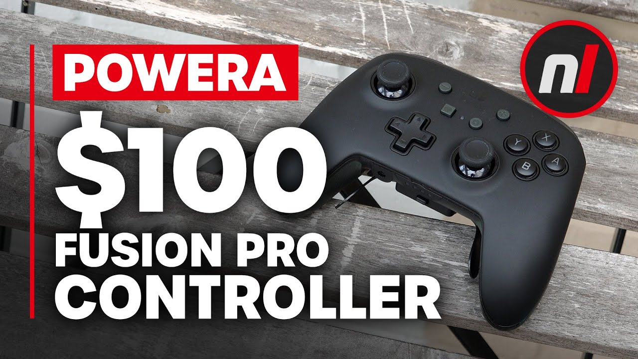 The $100 'Pro' Switch Controller - PowerA FUSION Pro Controller - YouTube